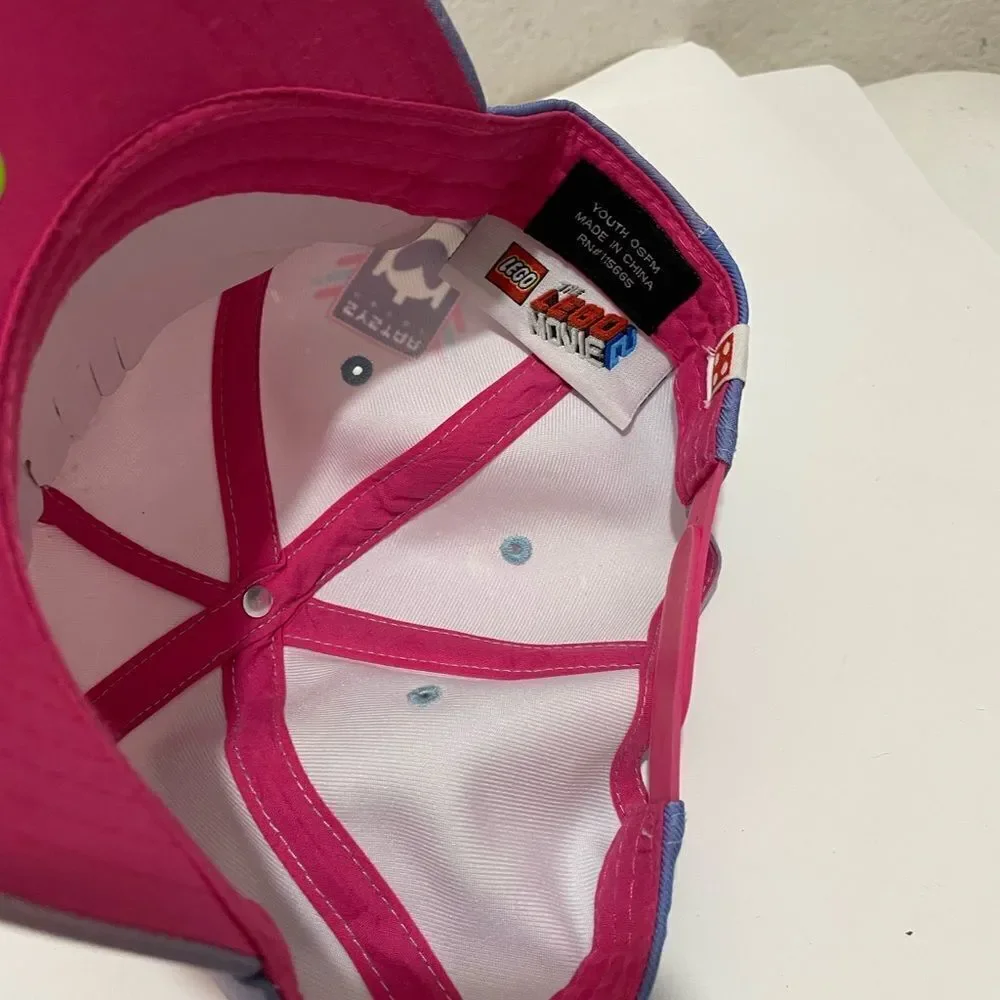 Lego OSFM Hat Cap Pink Youth Girls Snapback